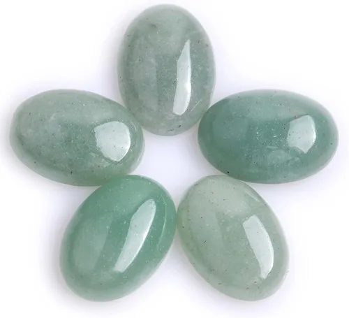 Miniatura 17 de GEM-Inside - Cuentas ovaladas sueltas de amatista, cabujón, cuentas naturales para joyería y anillos, colgantes, 0.236 x 0.315 pulgadas, 5
