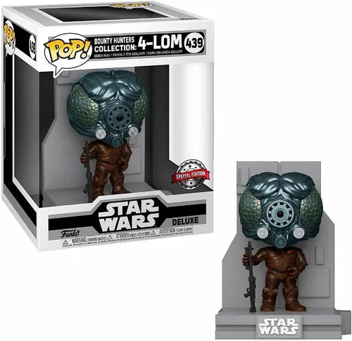 Miniatura 3 de Funko POP! Diorama de vinilo 4-LOM Deluxe (Star Wars, Bounty Hunters, multicolor)
