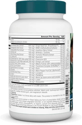 Miniatura 2 de Source Naturals Suplemento multivitamínico y inmunitario diario Life Force para hombres - 13 vitaminas, nutrientes y minerales esenciales* - 45