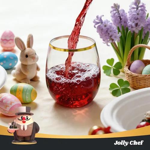 Miniatura 8 de JOLLY CHEF Paquete de 24 copas de vino de plástico desechables de 12 onzas, inastillables, irrompibles, sin tallo, para fiestas, Halloween, Acción