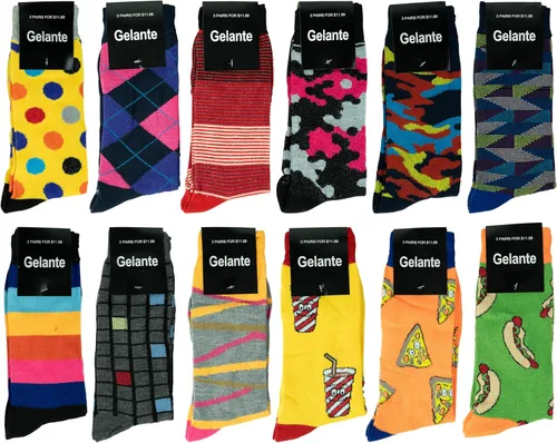 Miniatura 19 de 12 pares de calcetines de vestir para hombre