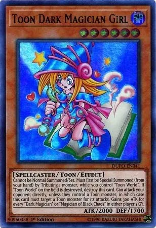 Yu-Gi-Oh! - Toon Dark Magician Girl - DUPO-EN041 - Ultra Raro - 1ª Edición - Duel Power