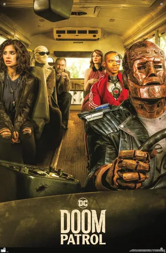 Miniatura 4 de Trends International DC Comics TV Doom Patrol - Póster de pared de una hoja de autobús, 14.72 x 22.37 pulgadas, paquete de póster premium y pasador