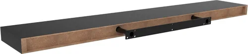 Miniatura 6 de Ballucci Estante flotante, estante de pared de madera de 36 pulgadas con soportes invisibles para baño, sala de estar, dormitorio, cocina, Negro