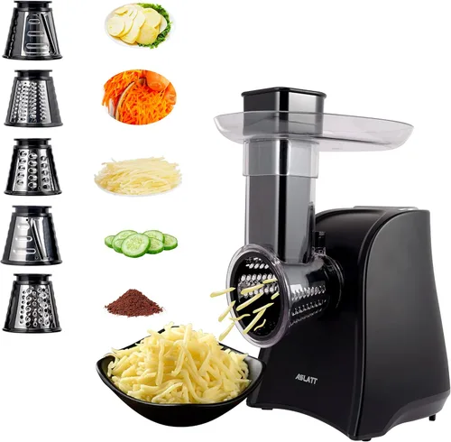 Cortador eléctrico, rallador eléctrico de queso para uso en la cocina del hogar, triturador de queso con control de un solo toque, máquina para