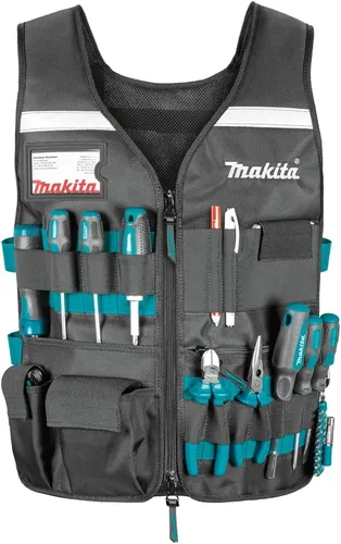Miniatura 2 de Makita P-72089 Chaleco de Trabajador Nueva Versión E-05636 Chaleco de Herramientas para Carpinteros / Tamaño Universal