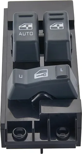 Miniatura 3 de Interruptor de ventana eléctrica para camioneta Chevy Silverado GMC Sierra 1500, 2500, 2500, 2500 HD, 3500 de 2 puertas, con control lateral