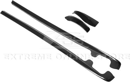 Miniatura 6 de Para Chevrolet Corvette C6 Grand Sport y Z06 2005-2013 EOS ZR1 estilo faldones laterales paneles de umbral con guardabarros par