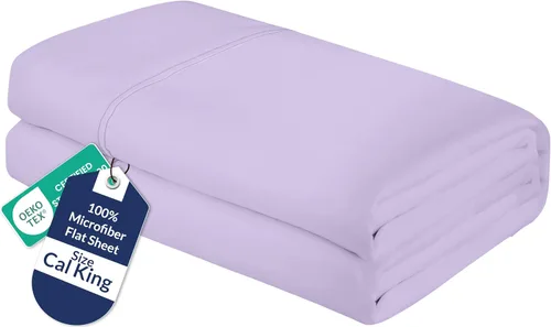 Miniatura 108 de Royale Linens Sábana Plana King – Sábanas Planas de Microfibra Cepillada Ultra Suave 1800 Solamente – Sin Arrugas y Resistente a las Manchas – Gris