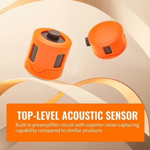 Miniatura 3 de Detectores de fugas de agua subterráneas para el hogar PQ125A Detección de fugas de agua en tuberías de pared con pantalla táctil, auriculares