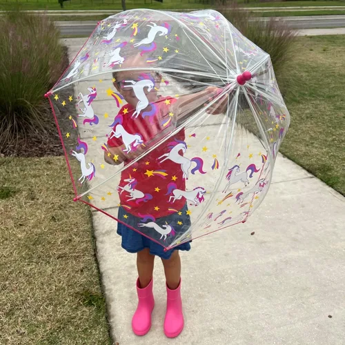 Miniatura 13 de Totes- Paraguas de burbujas transparente para niños con mango de fácil agarre), 2236N53