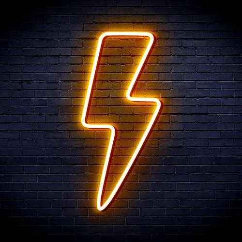 Miniatura 14 de ADVPRO Rayo Rayo Estándar Flex Silicona LED Neon Sign - Azul - st16s42-fnu0002-b
