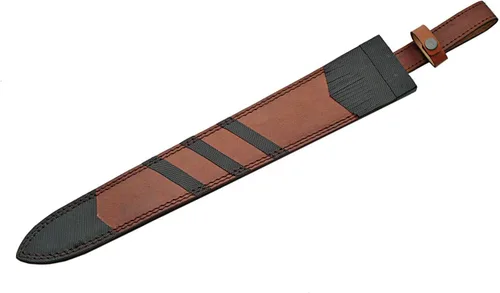 Miniatura 4 de SZCO Supplies Espada de Damasco con mango de hueso, color negro