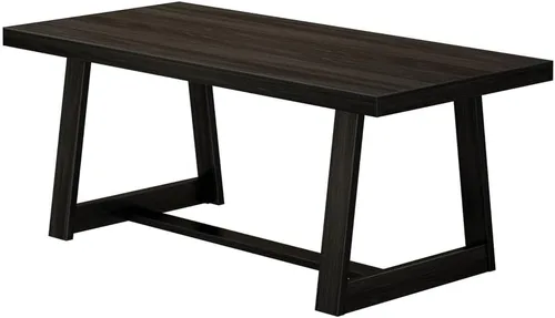Miniatura 5 de Plank+Beam Mesa de Comedor Estilo Granja de 72 Pulgadas, Mesa de Cocina Rústica de Madera Maciza, Mesa Rectangular Grande de Madera para Comedor