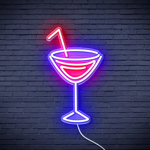 Miniatura 4 de AdvPro Seco Martini Flex Silicona LED Neon Sign - Azul - st16s32-fnu0207-b