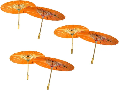 Miniatura 2 de TJ Global - Sombrilla de 6 paraguas chinos japoneses de 33 pulgadas para bodas, fotografías, disfraces, cosplay, decoración y otros eventos, 6
