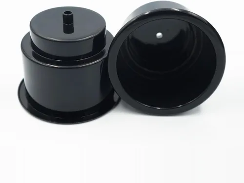 Miniatura 2 de DNB Portavasos de Plástico Negro - 4 PCS Soportes para Bebidas de Inserción con Drenaje - Accesorios para Barco Marino Coche RV