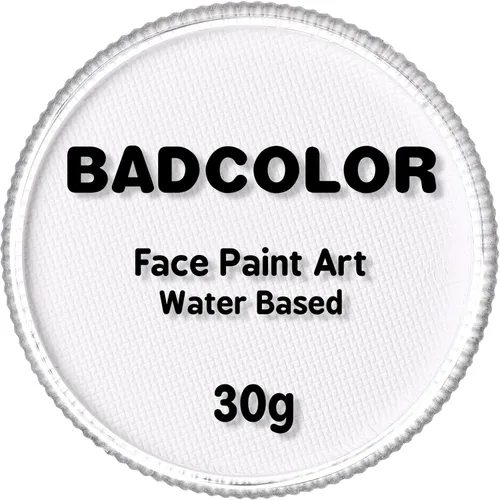 Miniatura 32 de Pintura corporal y facial UV neón naranja (30g/1oz), kit de pintura corporal completa a base de agua, reactiva a la luz negra, fluorescente