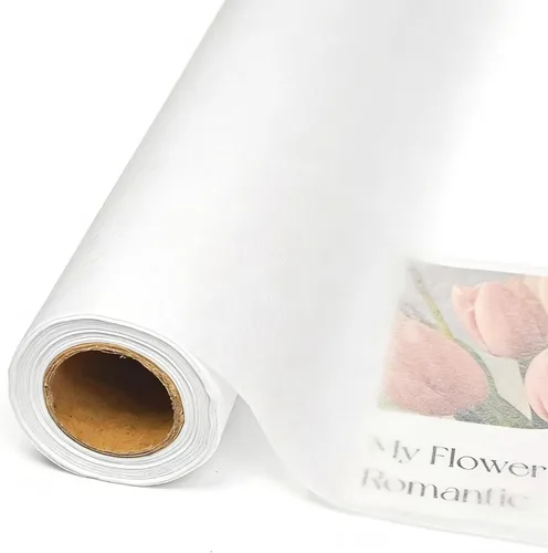 Miniatura 14 de LIAPAWPAW Rollo de papel de seda negro a granel para envoltura de regalos, ramos de flores y manualidades, 17 pulgadas x 98 pies, papel de seda