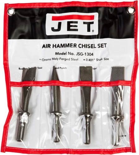 Miniatura 3 de JET Juego de cinceles de martillo neumático (modelo JSG-1304)