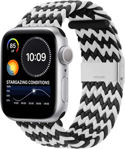 Miniatura 21 de Bandiction - Correas compatibles con Apple Watch de 44mm 40mm 38mm 42mm 41mm 45mm 46mm 49mm, bandas iWatch para mujeres y hombres, correa elástica