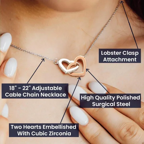 Miniatura 5 de Para Mi Hija Regalo Para Hija Regalo De Aliento De Hija Collar Para Hija Madre Y Hija Regalo Para Hija En Español Regalo De Cumpleaños Para Esposa