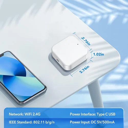 Miniatura 3 de Puerta de enlace inteligente Wi-Fi, concentrador G2 para entrada sin llave, control remoto y administración de cerrojo Bluetooth con aplicación