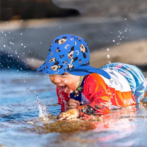 Miniatura 5 de Disney Sombrero de natación para niños pequeños sombrero de sol para niños sombrero de verano con favoritos sombrero de sol para bebé