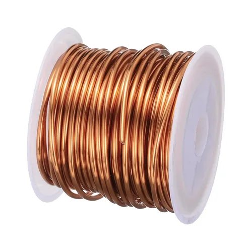 Miniatura 60 de MECCANIXITY - Alambre magnético de calibre 46 AWG - 0.04mm Hilo de cobre esmaltado - Bobina de alambre magnético de 14669 pies (4471m) - 50g Grado F