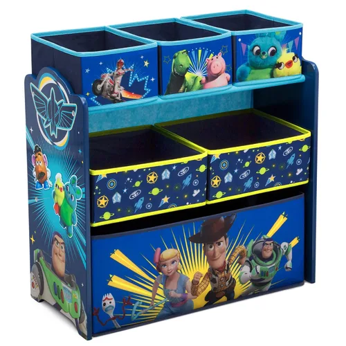 Miniatura 5 de Delta Children Juego de mesa y silla para niños con almacenamiento (2 sillas incluidas), ideal para artes y manualidades, merienda y Disney/Pixar