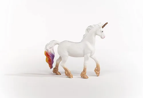 Miniatura 5 de Schleich bayala - Figura mítica de yegua de unicornio arcoíris con detalles decorativos brillantes y cuerno en espiral brillante, juguete divertido