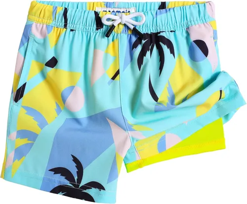 maamgic Traje de baño para niños con forro de compresión elástico para niño