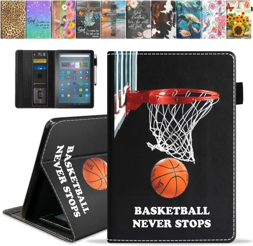 Miniatura 32 de Funda para tableta Amazon Fire Max 11 (11 pulgadas, 13ª generación, versión 2023) con ranura para tarjetas y apagado y encendido automático, funda