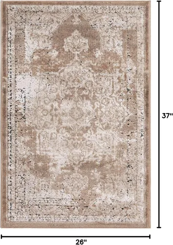 Miniatura 2 de Unique Loom Chateau Collection - Alfombra de área Roosevelt (2' 2" x 3' 1", rectangular, caqui/beige)