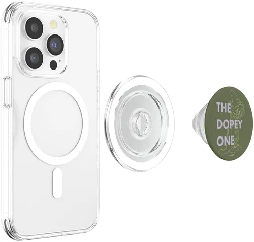 Miniatura 4 de Disney Blancanieves Dopey Dopey The Dopey One Outlined PopSockets MagSafe PopGrip para iPhone