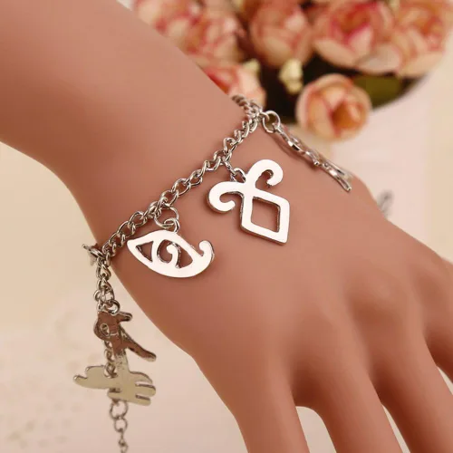 Miniatura 2 de XOCON The Mortal Instruments - Pulsera con símbolos de runas de poder angélico inspirado en la ciudad de los huesos