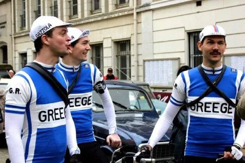 Miniatura 96 de Gorras de ciclismo Retro Prestige Team Classic L'Eroica Made in Italy
