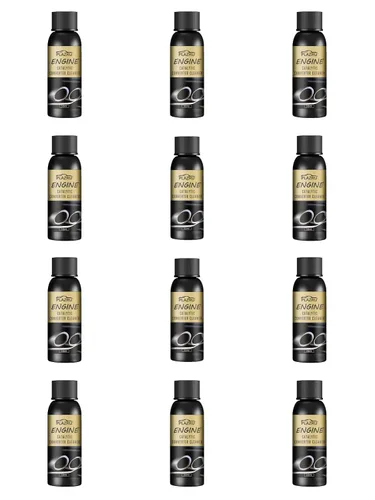 12 unids auto convertidor catalítico limpiador motor Booster Up Cleaner sistema de combustible aditivo escape depósitos de carbono eliminación