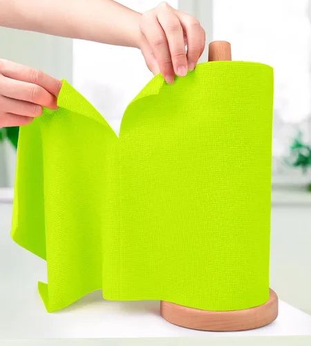 Miniatura 14 de KitchLife Rollo de Paño de Limpieza de Microfibra - Toallas de Papel de Microfibra Reutilizables Desgarrables, Sin Pelusa, Lavables, 20 Hojas