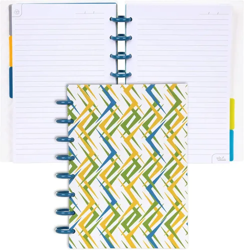 Miniatura 103 de Talia - Cuadernos de notas con tapas, planificador, personalizables, (Azul de Verano, Junior (5.5 pulgadas x 8.5 pulgadas)) Azul verano