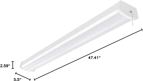 Miniatura 3 de Nuvo 65/1092 - Envoltura LED para techo, 4 pies, color blanco