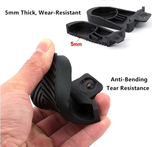 Miniatura 6 de BESTYMXY Pedales de bicicleta Pedales de bicicleta de carretera Pedales ultraligeros compatibles con Shimano SPD-SL + juego de tacos + cubiertas