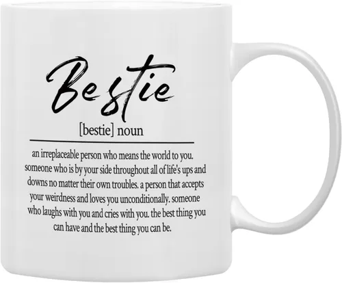 Miniatura 6 de QASHWEY Gigi Definition - Taza de café con texto en inglés "Grande", regalo de cumpleaños de la abuela y la madre, para nieta, nieto, taza