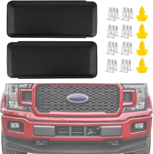 Miniatura 11 de Repuesto para protector de parachoques delantero, almohadillas, tapas, insertos de cubierta de extremo 2009-2014 F150 F-150 9L3Z17E810B lado