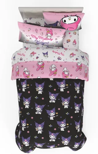 Miniatura 72 de Franco - Juego de ropa de cama para niños, edredón y sábanas supersuaves con funda de almohada, 5 piezas, tamaño individual, Jurassic World, 6A1348