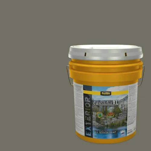 Miniatura 110 de Rodda Paint CASCADIA XL Pintura e imprimación satinada exterior en uno, cuarto de galón, pimienta de Jamaica