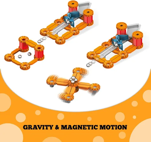 Miniatura 4 de Geomag Imanes magnéticos de juguetes para niños, juego de mesa educativo y juego de construcción de mecánica, juego de mesa y construcción