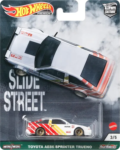 Miniatura 6 de Hot Wheels Vehículos de leyendas del circuito cultural del automóvil para niños de 3 años en adelante, colección premium de vehículos a escala 1:64
