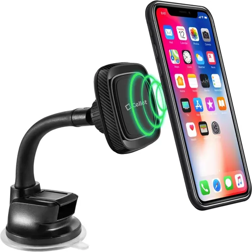 Miniatura 5 de Cellet Soporte magnético para parabrisas con cuello de ganso flexible compatible con iPhone, Samsung Galaxy Flip Z, Fold Z, Google Pixels Moto