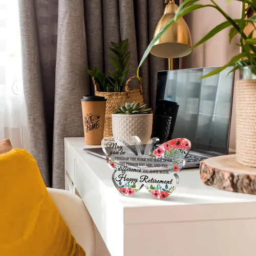 Miniatura 5 de Chunful Regalos Felices de Jubilación para Mujeres y Hombres Que Te Enorgullezca Recuerdo y Pisapapeles Placa de Jubilación Inspiradora Regalos